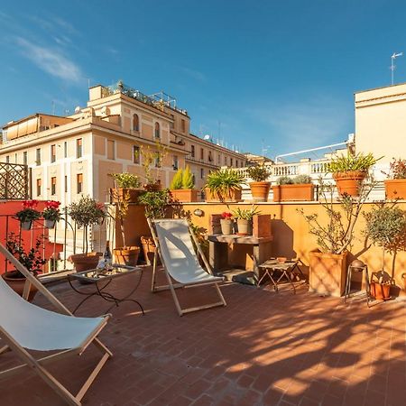 Bright And Comfy Terraced Apartment In Trastevere Rome Luaran gambar
