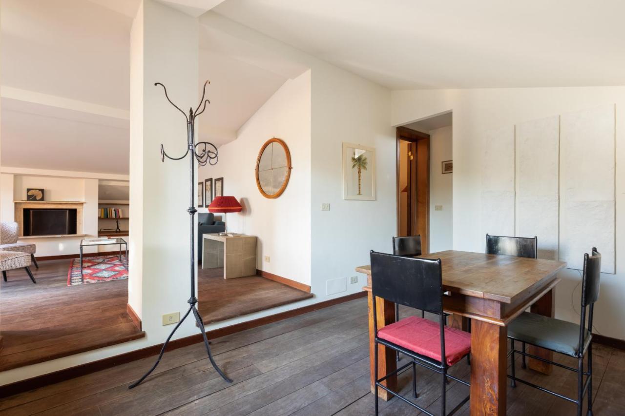 Bright And Comfy Terraced Apartment In Trastevere Rome Luaran gambar