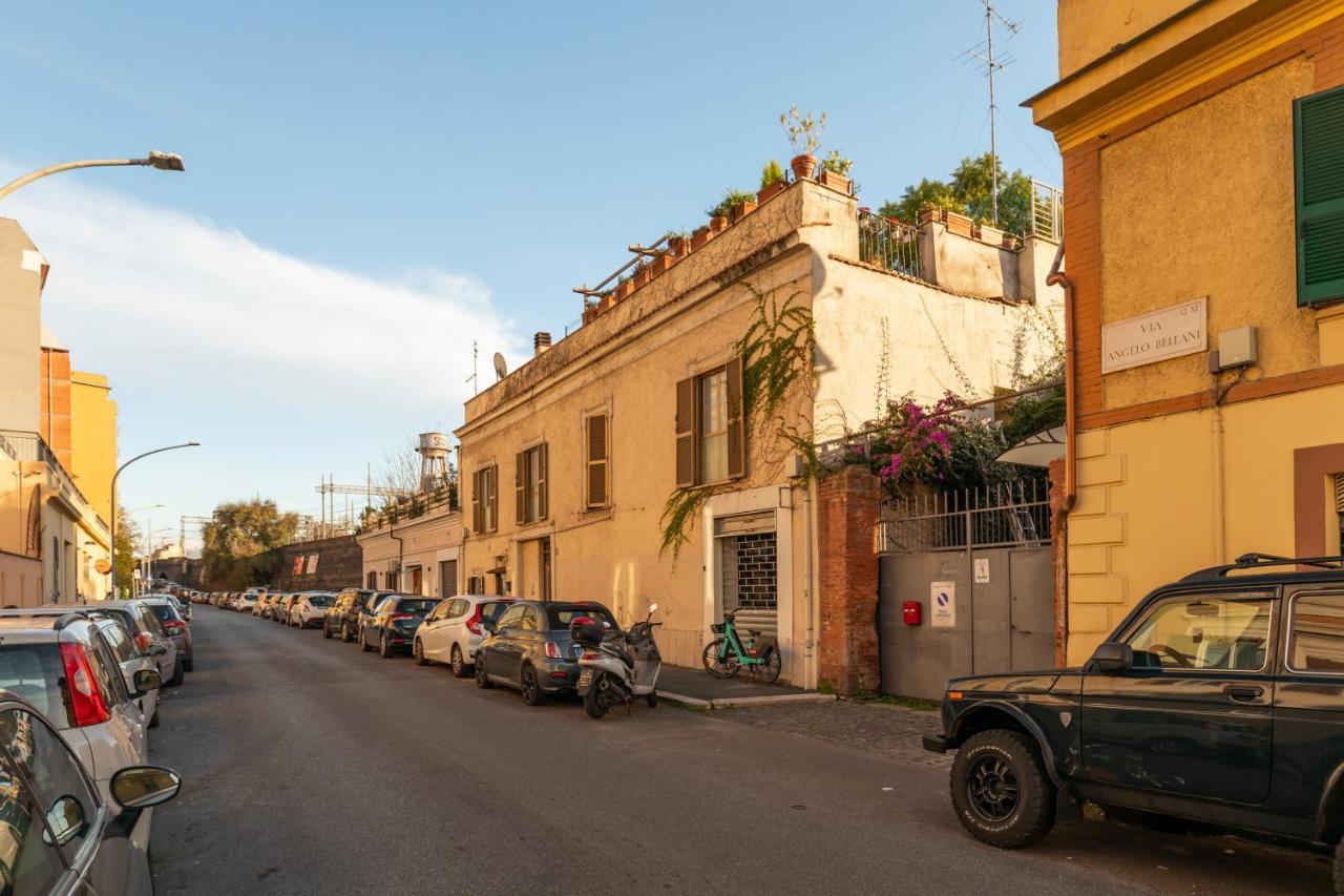 Bright And Comfy Terraced Apartment In Trastevere Rome Luaran gambar