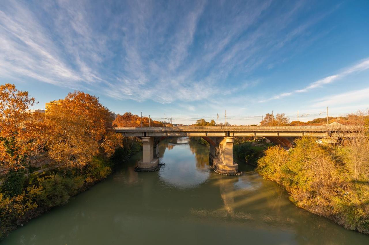 Bright And Comfy Terraced Apartment In Trastevere Rome Luaran gambar